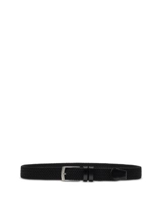 Men's Nadal Navy Leather Belt