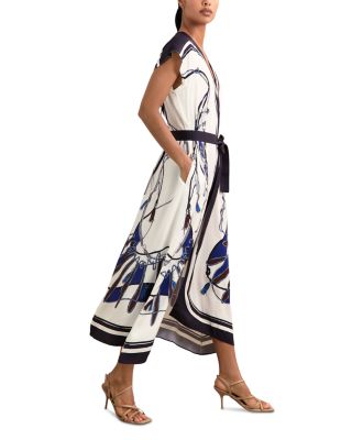 Gemma Scarf Print Dress