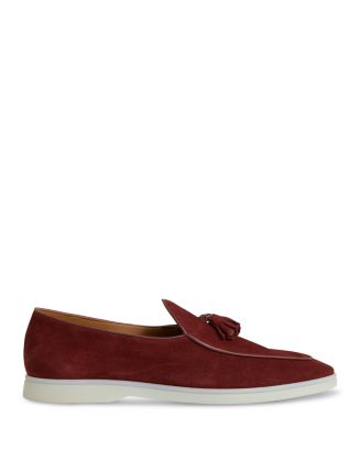 Reiss Leather Tassel Loafer Reiss Leather Tassel Loafers in Black | REISS main image 4