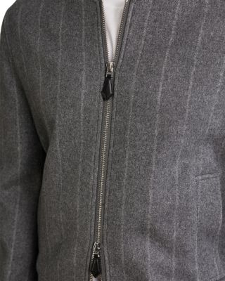 Baddow Chalk Stribe Bomber Jacket