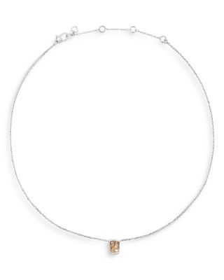 Spade Molten Glass Pendant Necklace, 16-19"