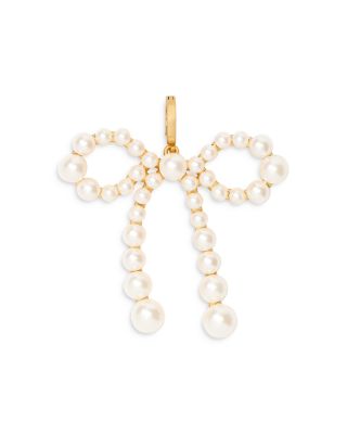 One in a Million Imitation Pearl Bow Charm
