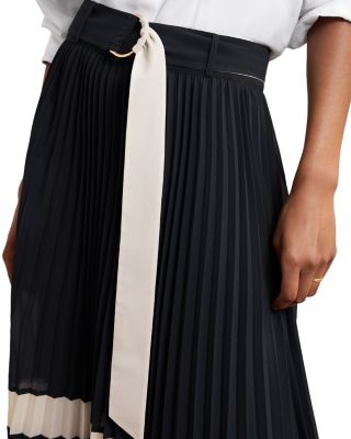 Goldie Pleated Midi Skirt