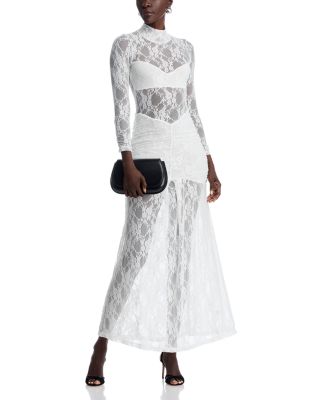 Drop Wait Lace Maxi Dress