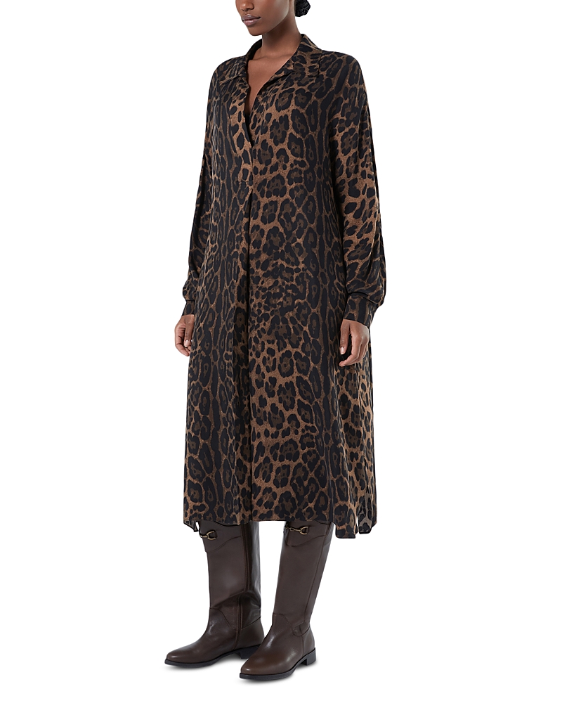 Marina Rinaldi Sport Falasco Dress In Animal Print