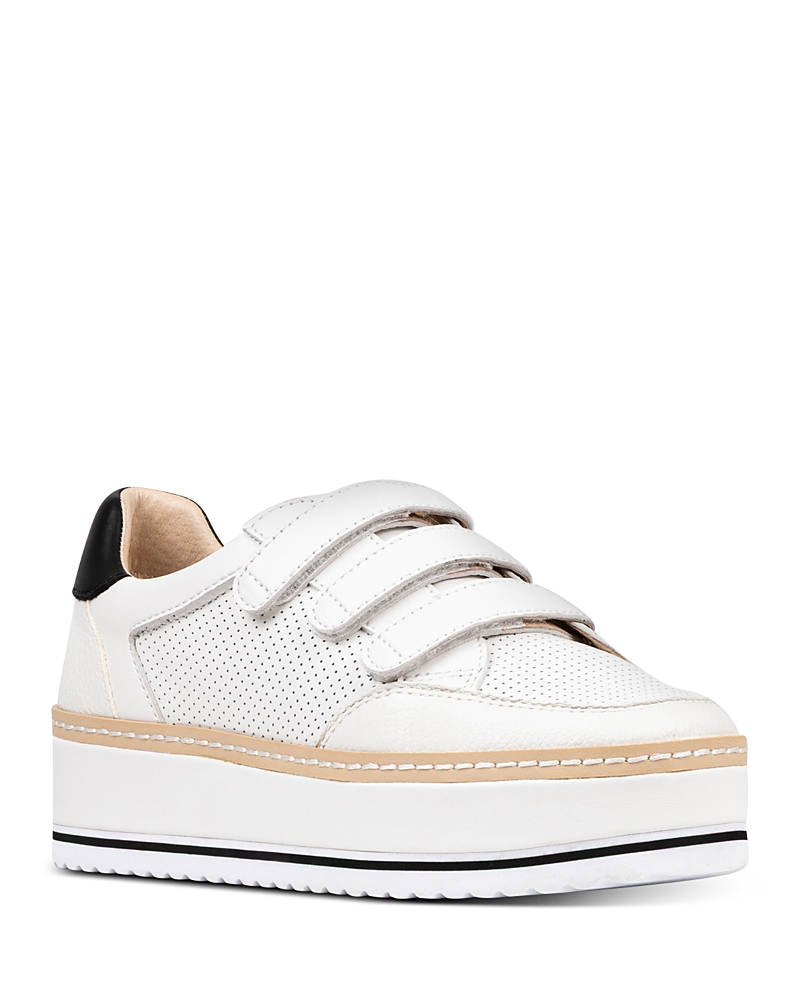 Donald Pliner Platform Sneaker In White