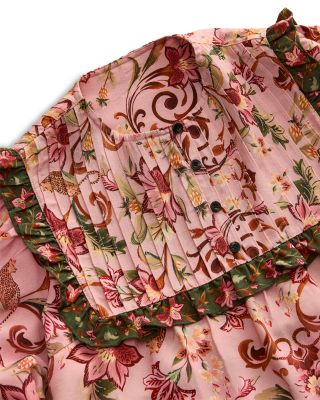 Floral Blouson Sleeve Blouse