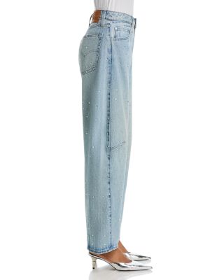 Baggy Dad Barrel Jeans in Dazzle Me