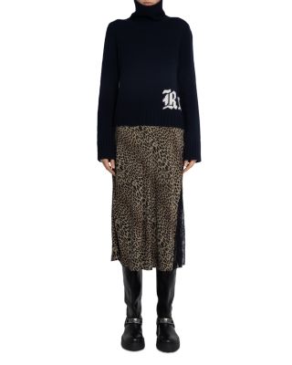 Jayla Soft Leopard Print Skirt 