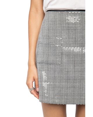 Jaime Car Sequins Mini Skirt 