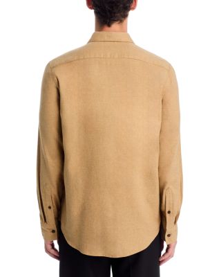 Button Front Flannel Shirt