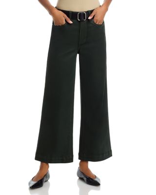 Anessa High Rise Wide Leg Jeans in Dark Rosin Luxe Coating