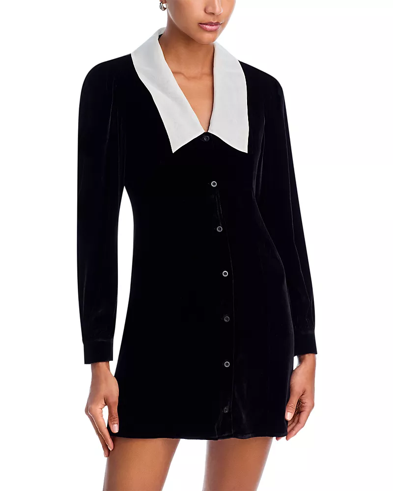 Frame Velvet Sailor Dress