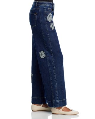 Floral Appliqu&eacute; Milly Jacket & Floral Appliqu&eacute; Betsy Jeans