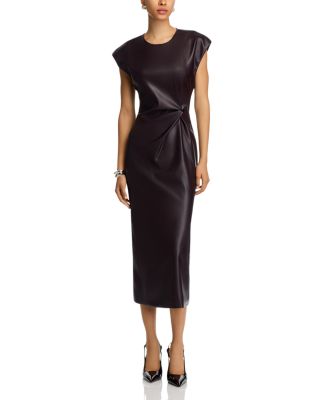 Chiara Faux Leather Dress