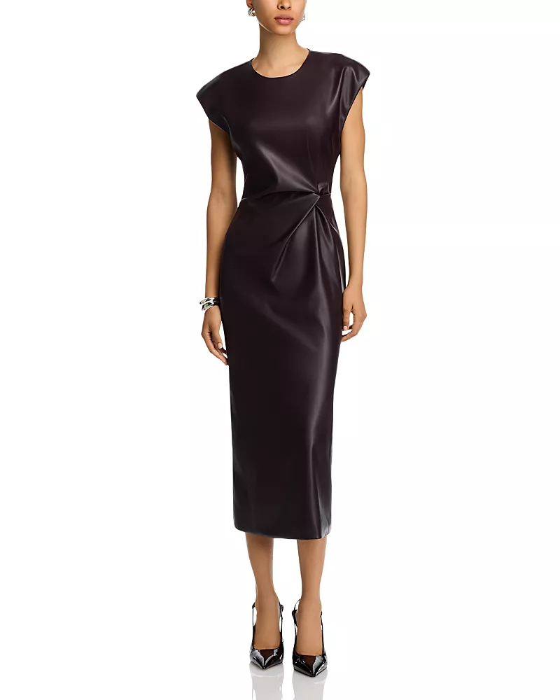 Steve Madden Chiara Faux Leather Dress