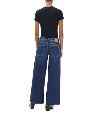 Aiden High Rise Wide Leg Jeans in Rhinebeck