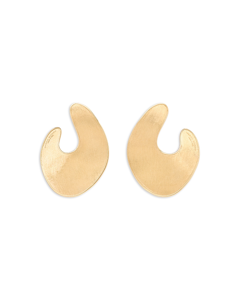 Marco Bicego Irregular Petal Statement Earrings In 18k Yellow Gold In Gold