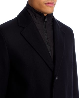 Milogan Extra Slim Fit Topcoat with Zip-Out Bib