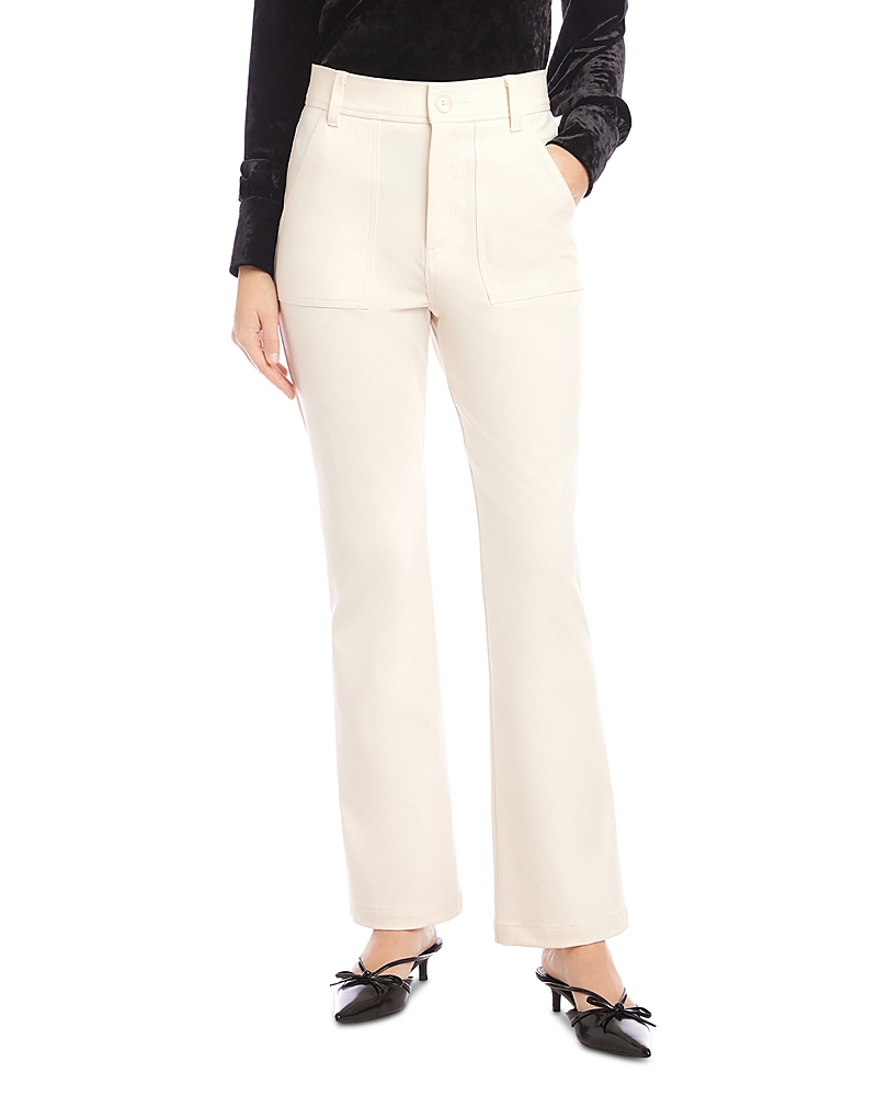 Fifteen Twenty Reagan High Waist Bootcut Pants In Multi