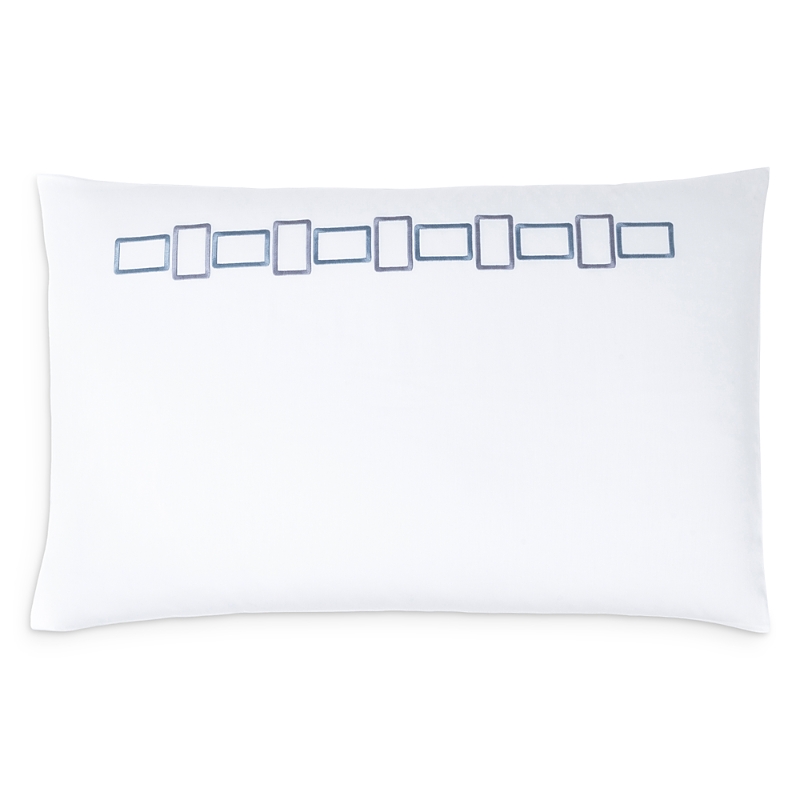 Frette Bold Bicolor Embroidery Standard Sham In Multi