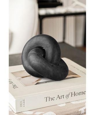  Munich Black Marble Knot Sculpture