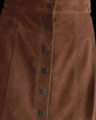 Evie Suede Mini Skirt