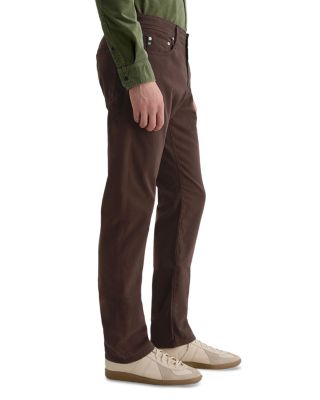 Everett 34&amp;quot; Slim Straight Twill Pants in RawUmber