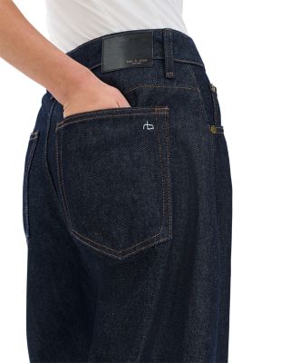 Charlie High Rise Cropped Barrel Jeans in Twtri