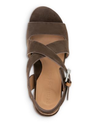 Women's Mela Brown Suede Sandals