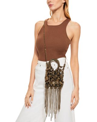 Mini Macrame Crystal Bag