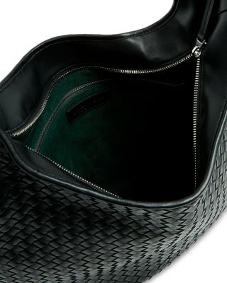 Veneto Intrecciato Leather Crossbody Bag