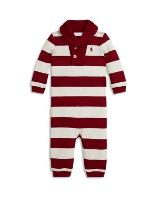 Boys&#39; Striped Estate Rib Cotton Coverall - Baby