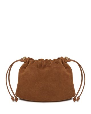 Charlotte Drawstring Suede Crossbody Bag