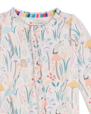 Girls' Shroom and Bloom Printed Ruffled Footie - Baby 