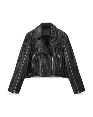 Masone Leather Biker Jacket