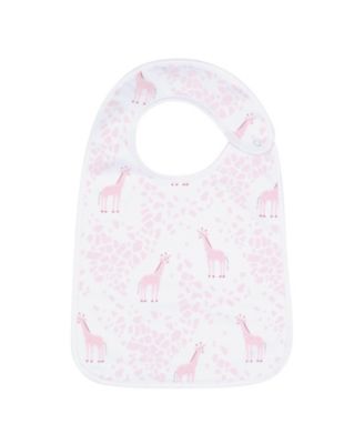  Girls' Giraffe Print Feeding Bib - Baby