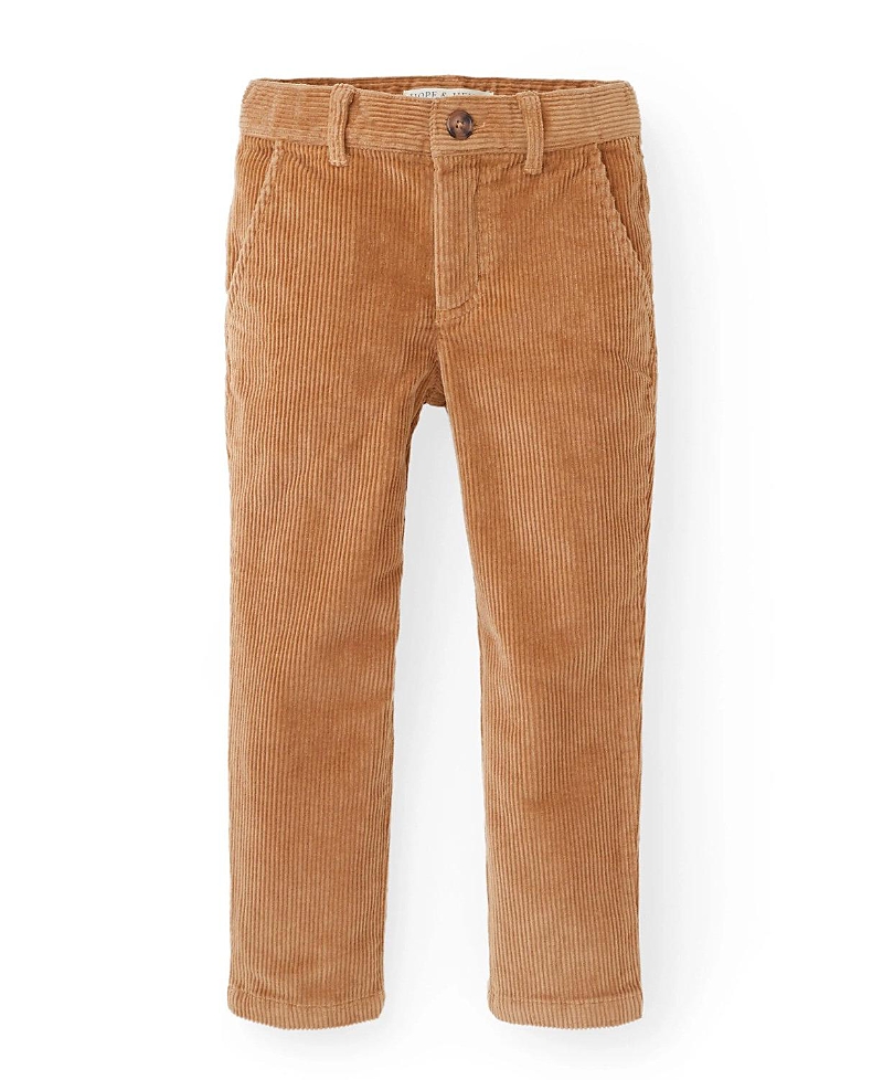 Hope & Henry Organic Corduroy Pant - Big Kid In Brown