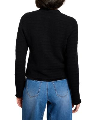 Fringe Mix Knit Jacket