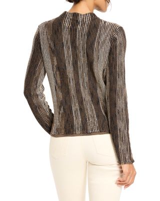 Ombr&eacute; Pixel Knit Sweater