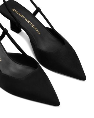 Women's Vinnie 50 Slingback Suede Pumps