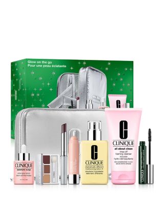 Glow on the Go Skincare & Makeup Set for only $65 with any Clinique purchase ($269 value)