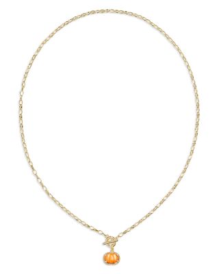 Pumpkin Chain Necklace, 17" 