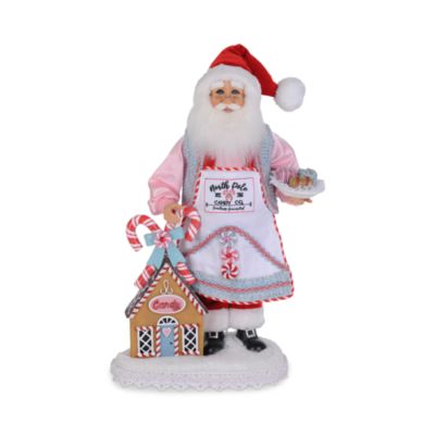 North Pole Candy Santa Figurine