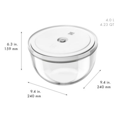 Fresh and Save 3 Piece Glass Vacuum Bowl Set