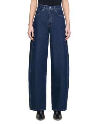 Taylor Relaxed High Rise Barrel Jeans in Lake House