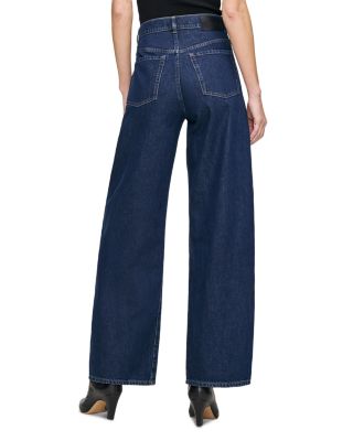 Taylor Relaxed High Rise Barrel Jeans in Lake House