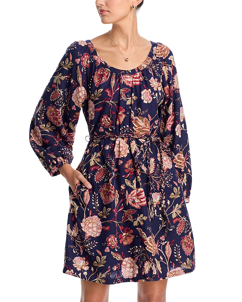Tommy Bahama Exquisite Bloom Long Sleeve Dress In Multi