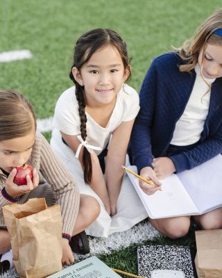  Girls' Organic Short Sleeve Lightweight Knit Skater Dress - Little Kid, Big Kid