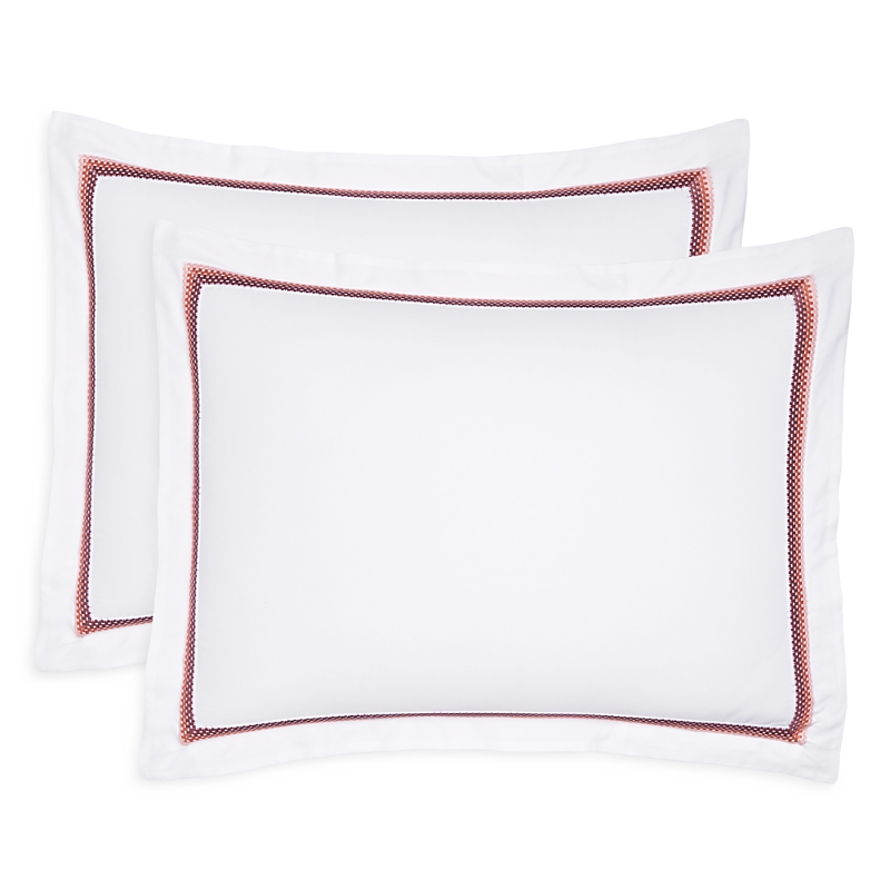 Amalia Home Collection Douro Egyptian Cotton King Sham, Set Of 2 In Multi